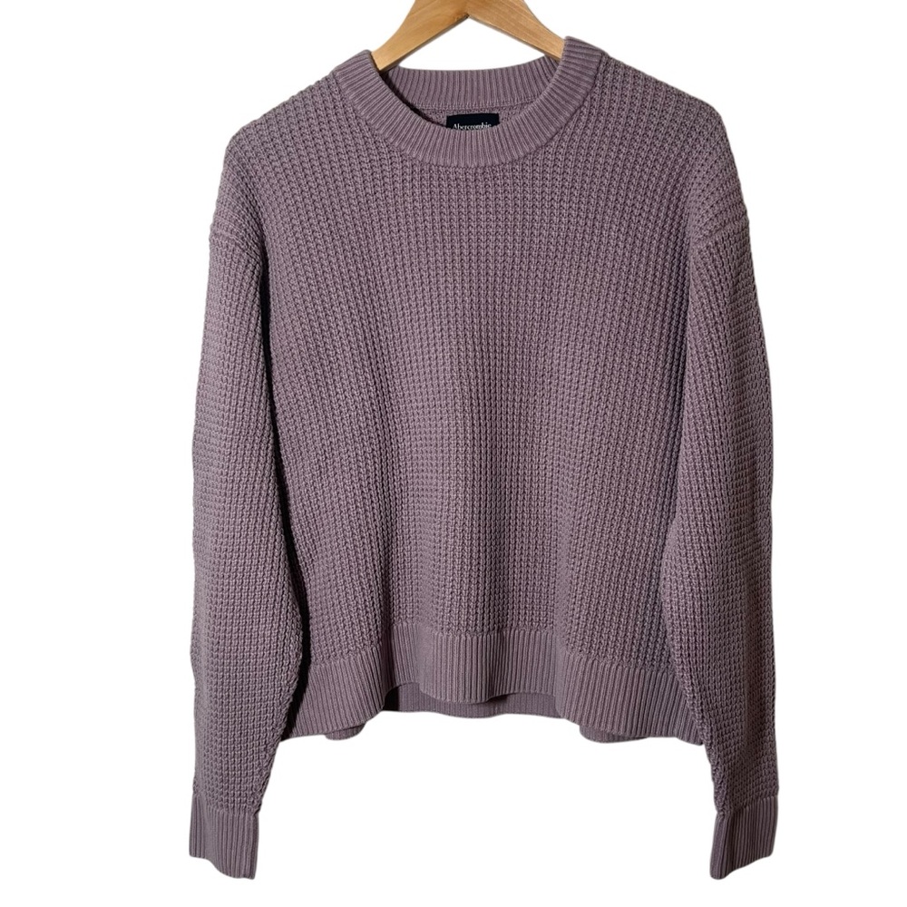 Abercrombie & Fitch Purple Crewneck Sweater Size Small
